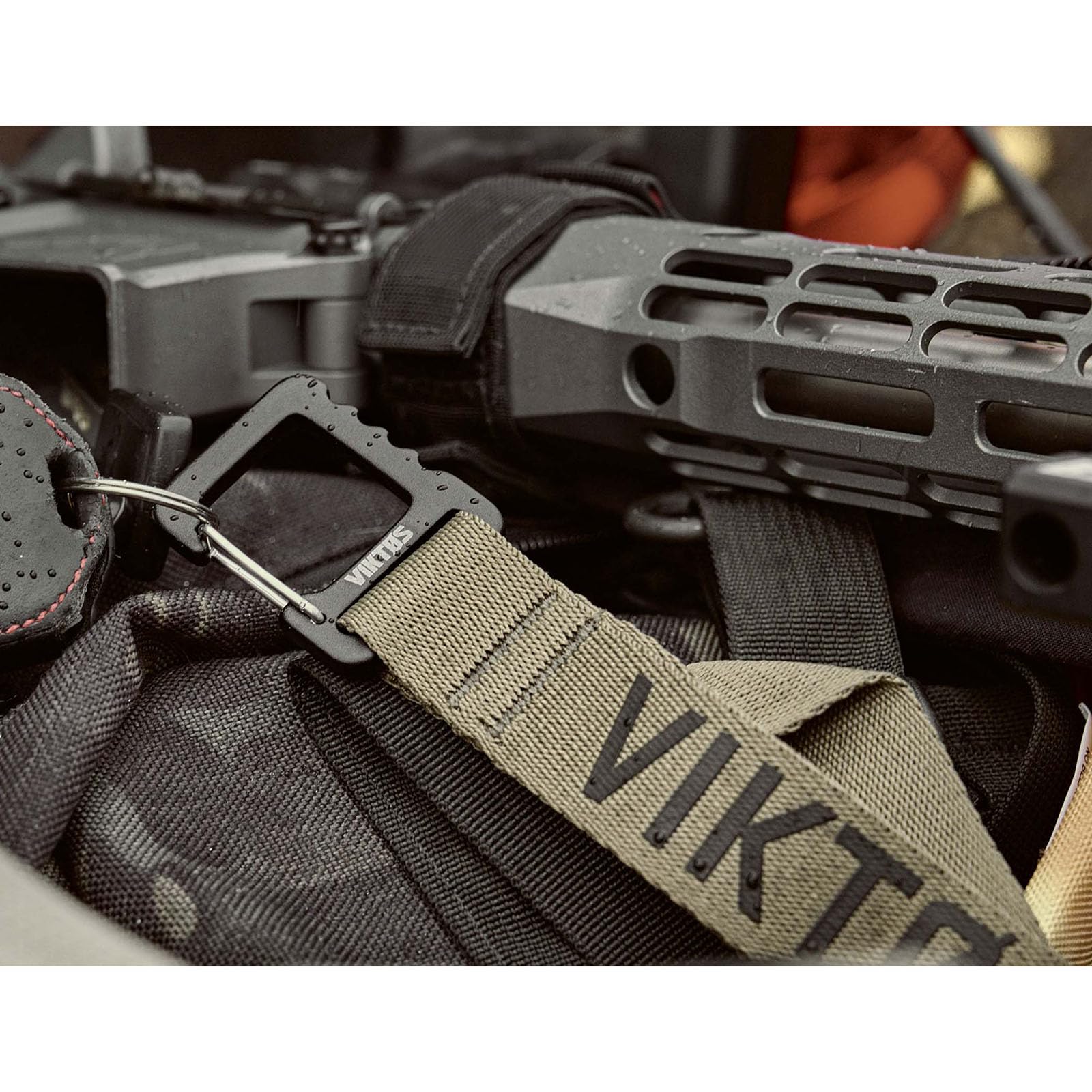 VIKTOS Springlock aluminum hook close-up highlighting secure quick-release use