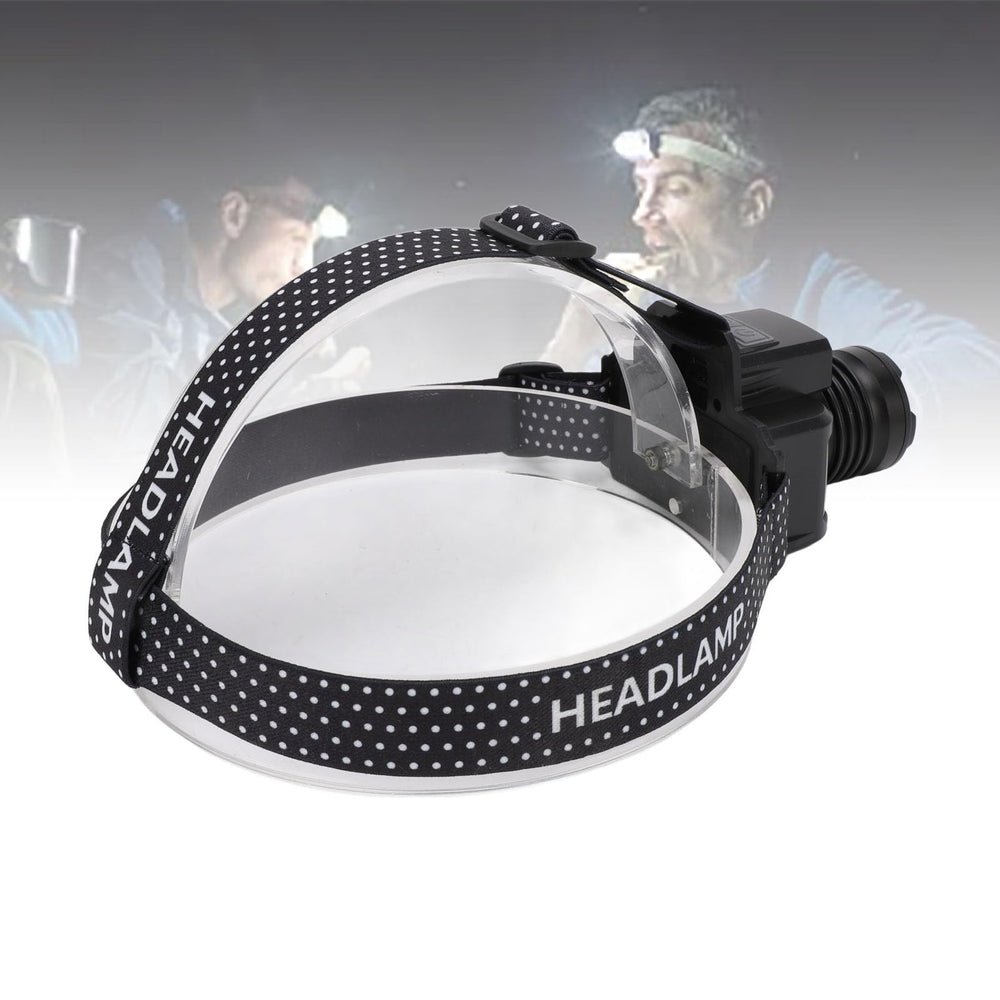 Vikye headlamp comfortable, secure headband for long night sessions.