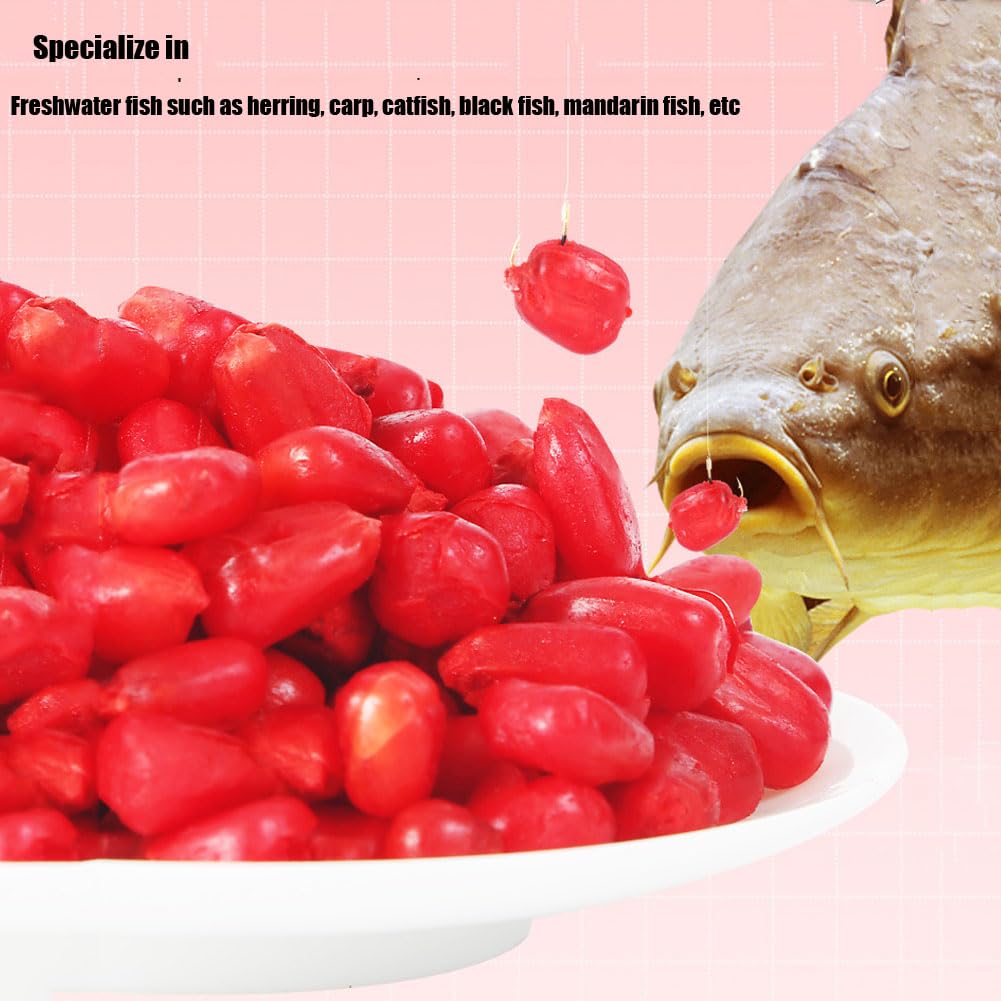 Bright colored Blood Corn attractant with rich flavor