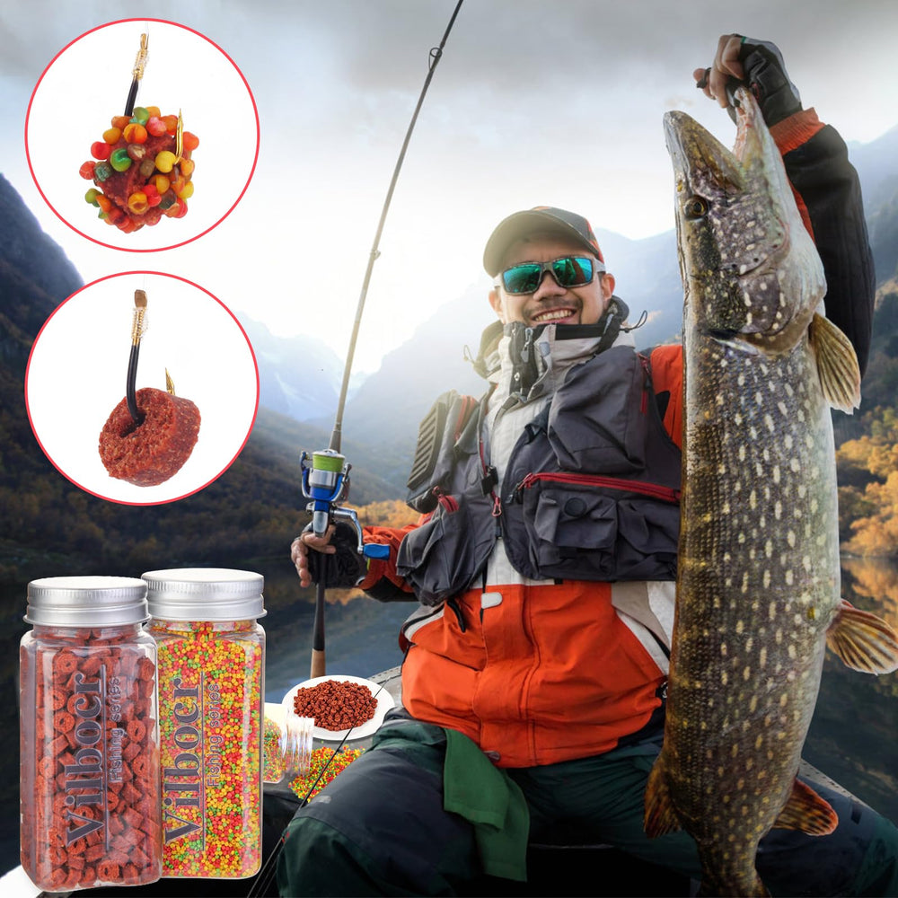 Tri-color rice bait pellets for Vilbocr set