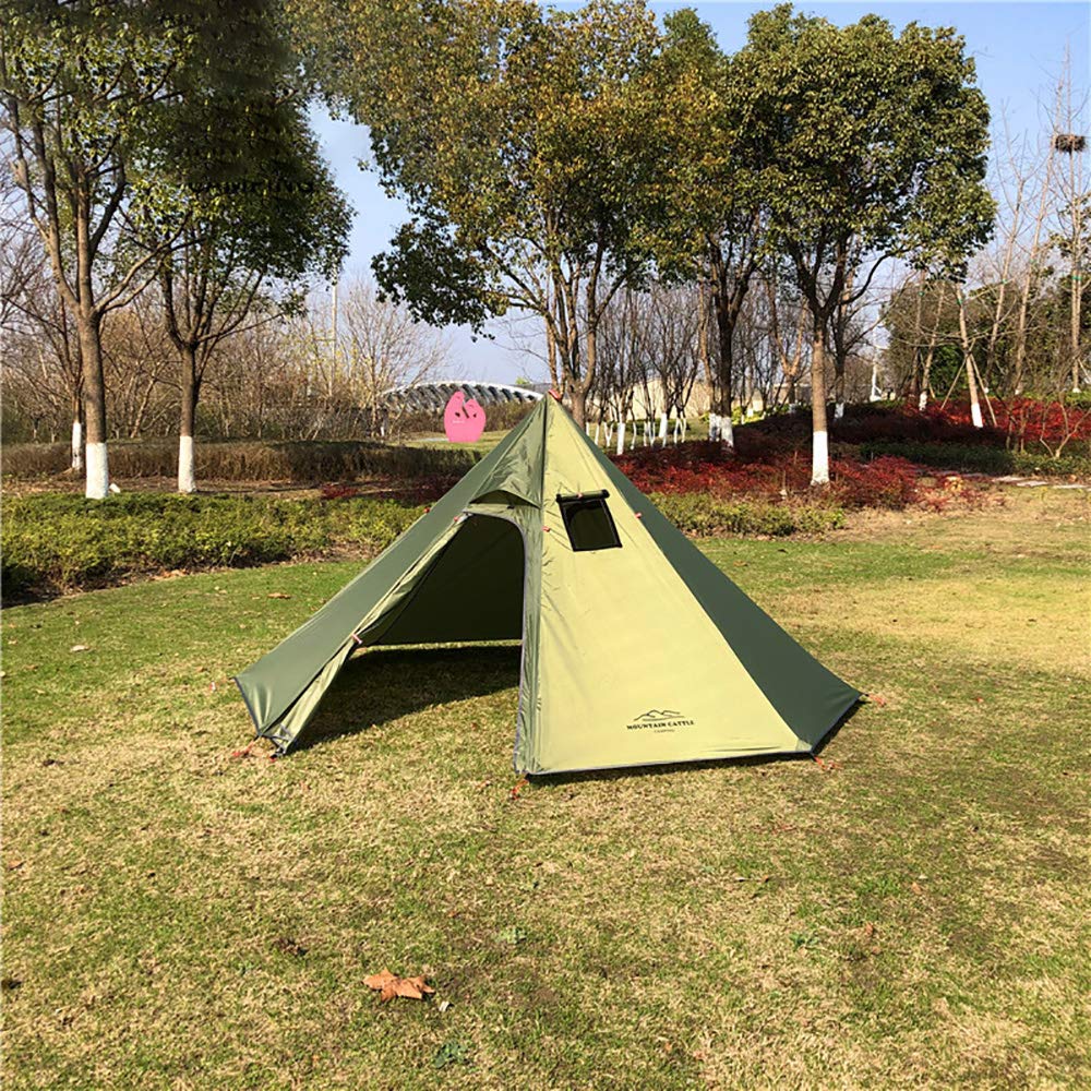 Vilemoon Tipi hot tent double doors with waterproof zippers