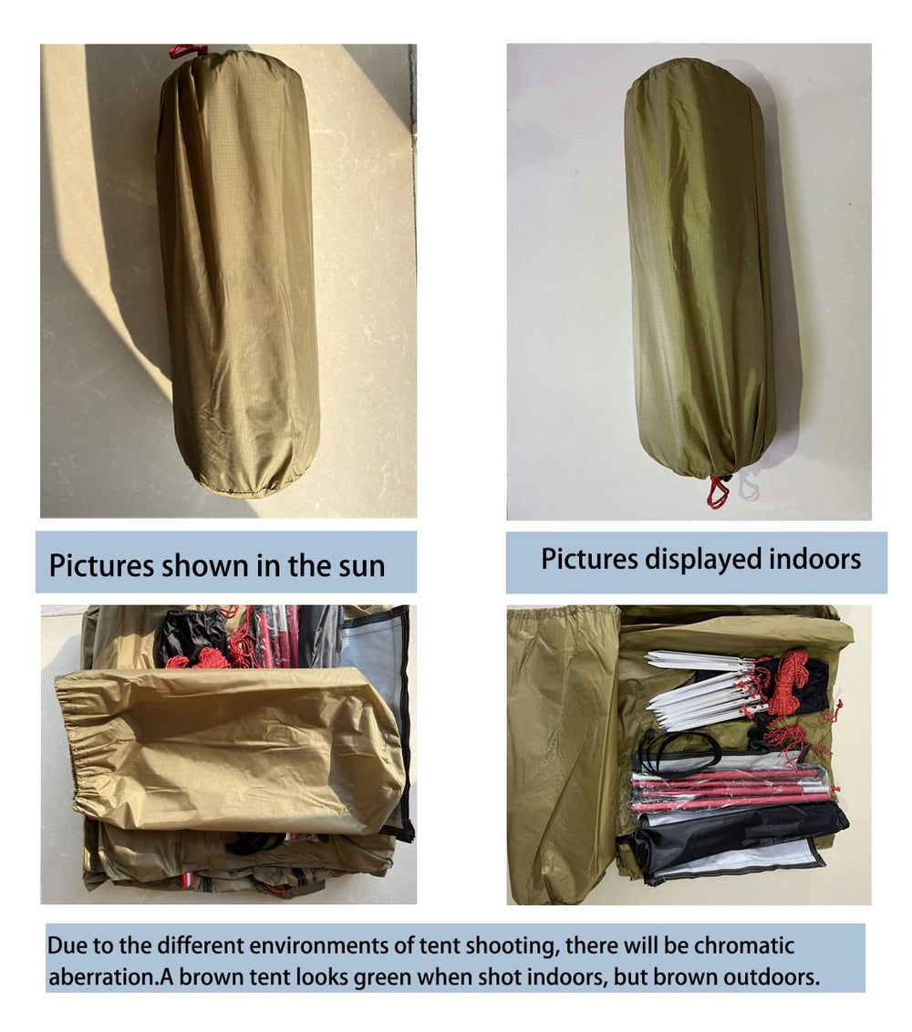Vilemoon Tipi Hot Tent stove hole and window for ventilation