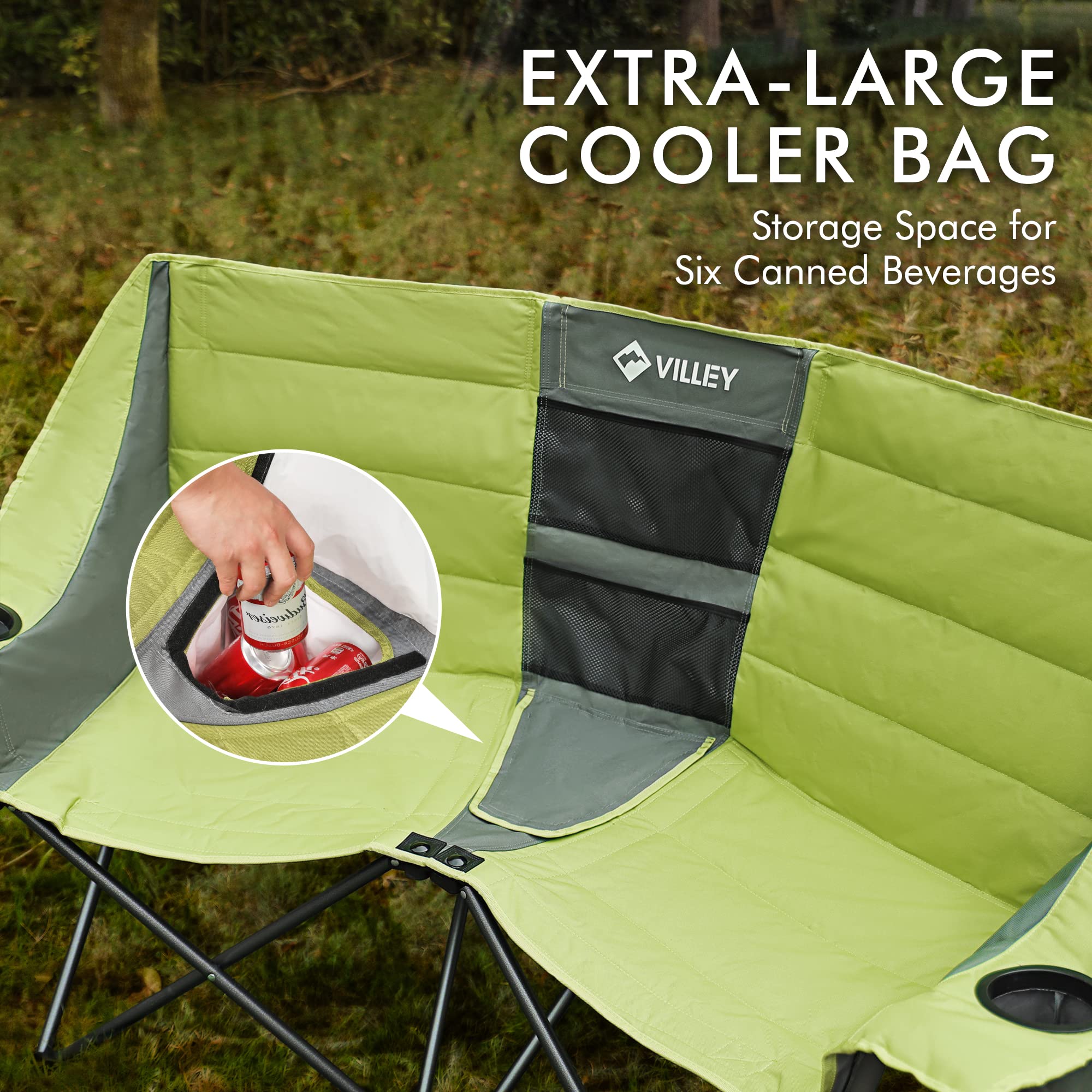 VILLEY 600lbs weight capacity demonstrates rugged support.