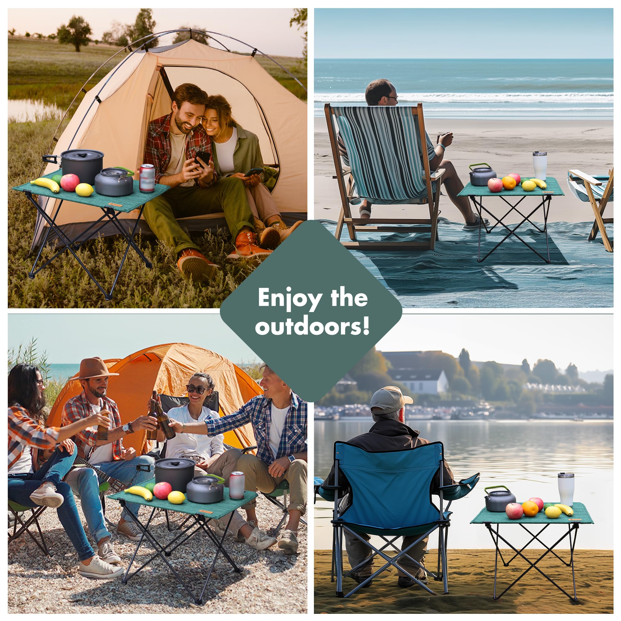 VILLEY ideal for camping, beach trips, BBQs, tailgating, or RV travel