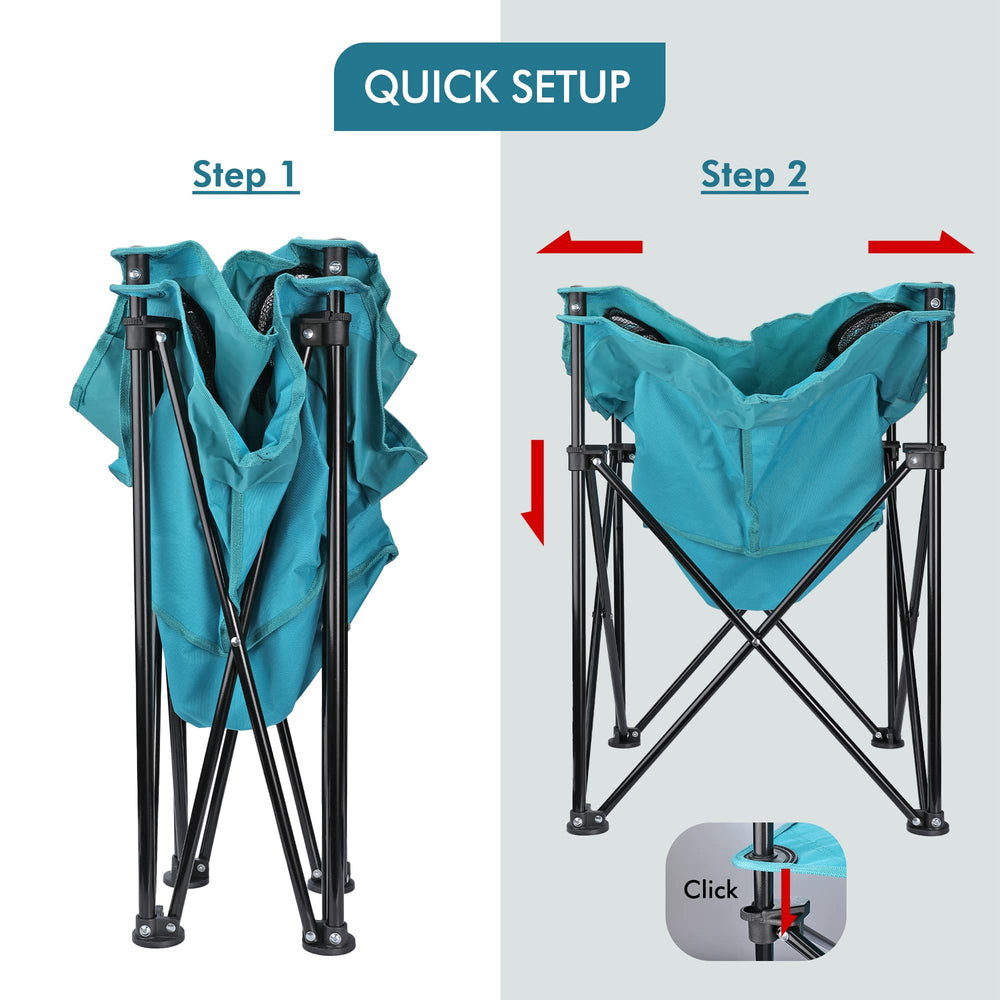 VILLEY portable camping table lightweight 4.29 lbs with carry bag