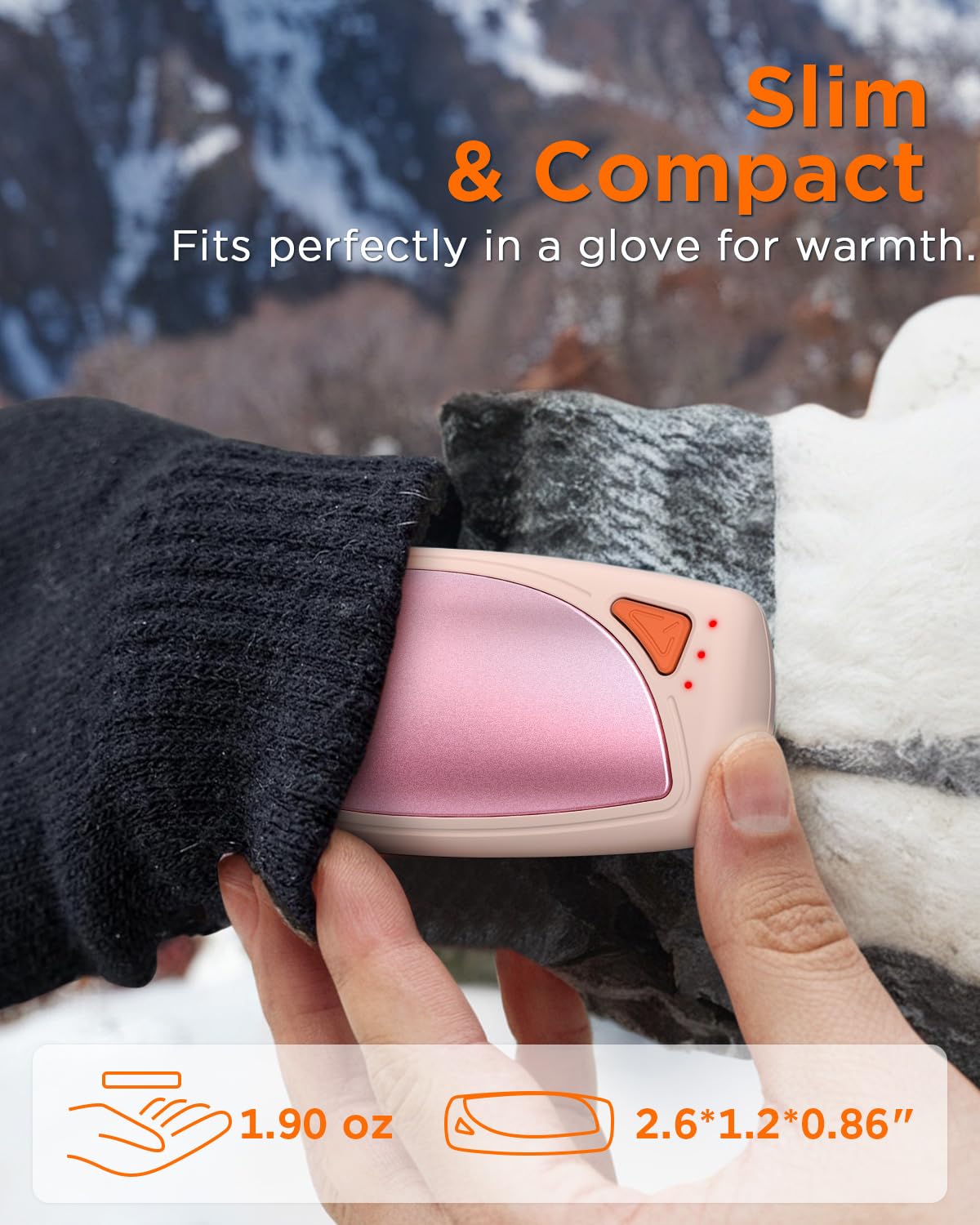 vimwing slim pocket-friendly design fits discreetly in a glove.