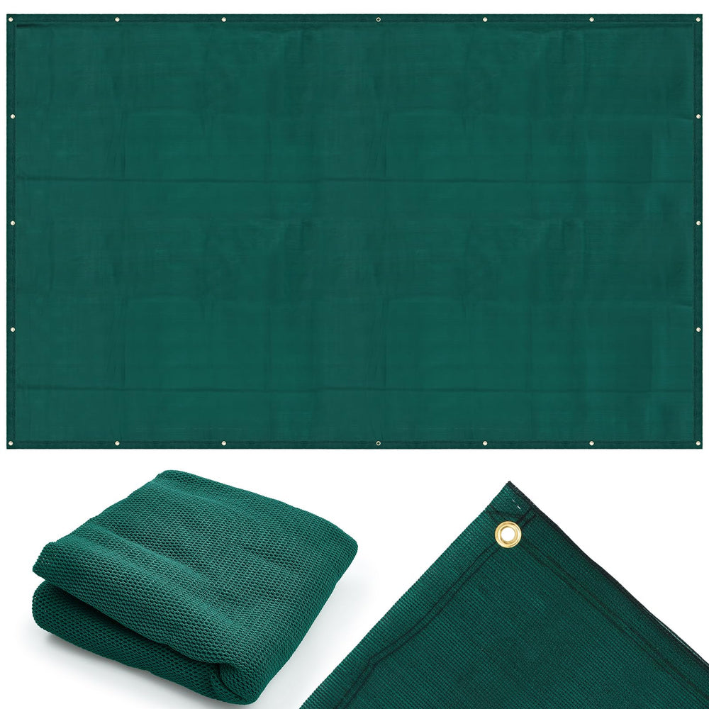 Vincreem Archery Backstop 5x8ft netting keeps arrows contained during backyard practice.
