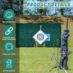 Vincreem nylon archery netting durability and tear resistance closeup.