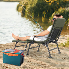 VINGLI 160-degree recline for relaxed lounging during long fishing trips.