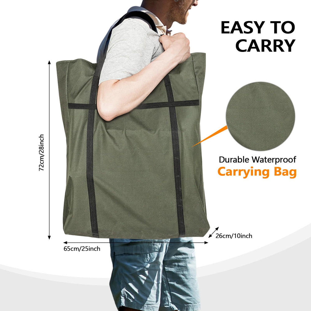VINGLI 600D waterproof Oxford fabric cleans easily and dries quickly.