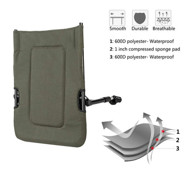 VINGLI adjustable legs prevent sinking on soft ground