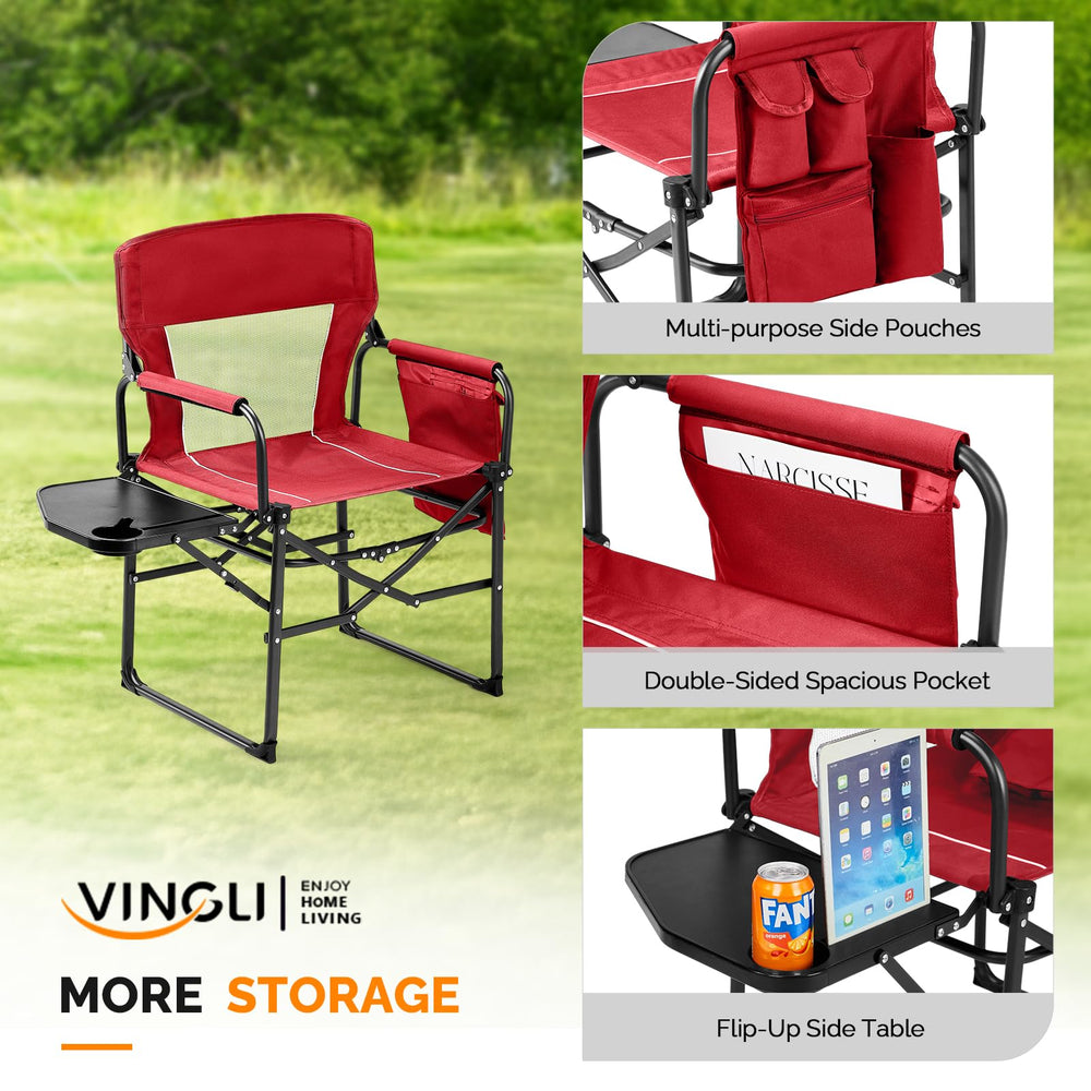VINGLI breathable 600D fabric helps stay cool on warm days.