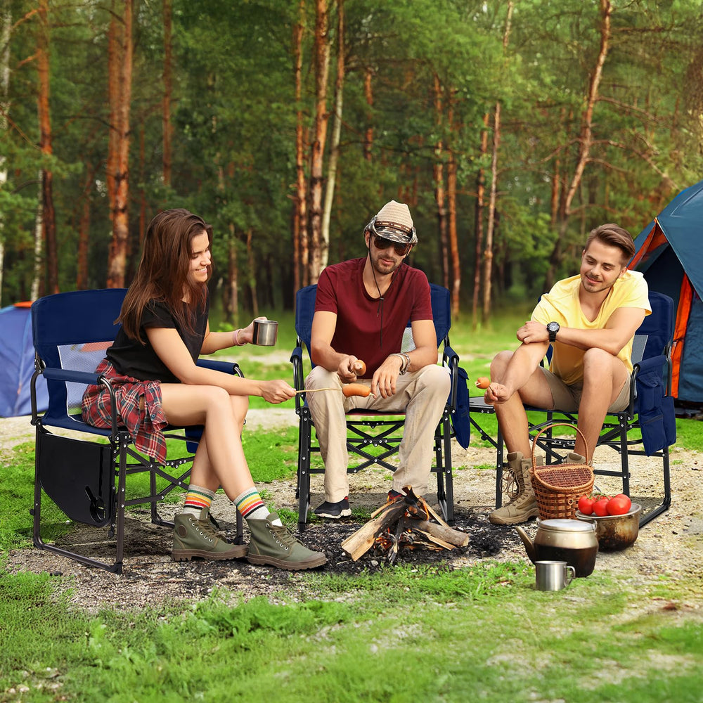 VINGLI camping chair with carry bag simplifies transport and setup