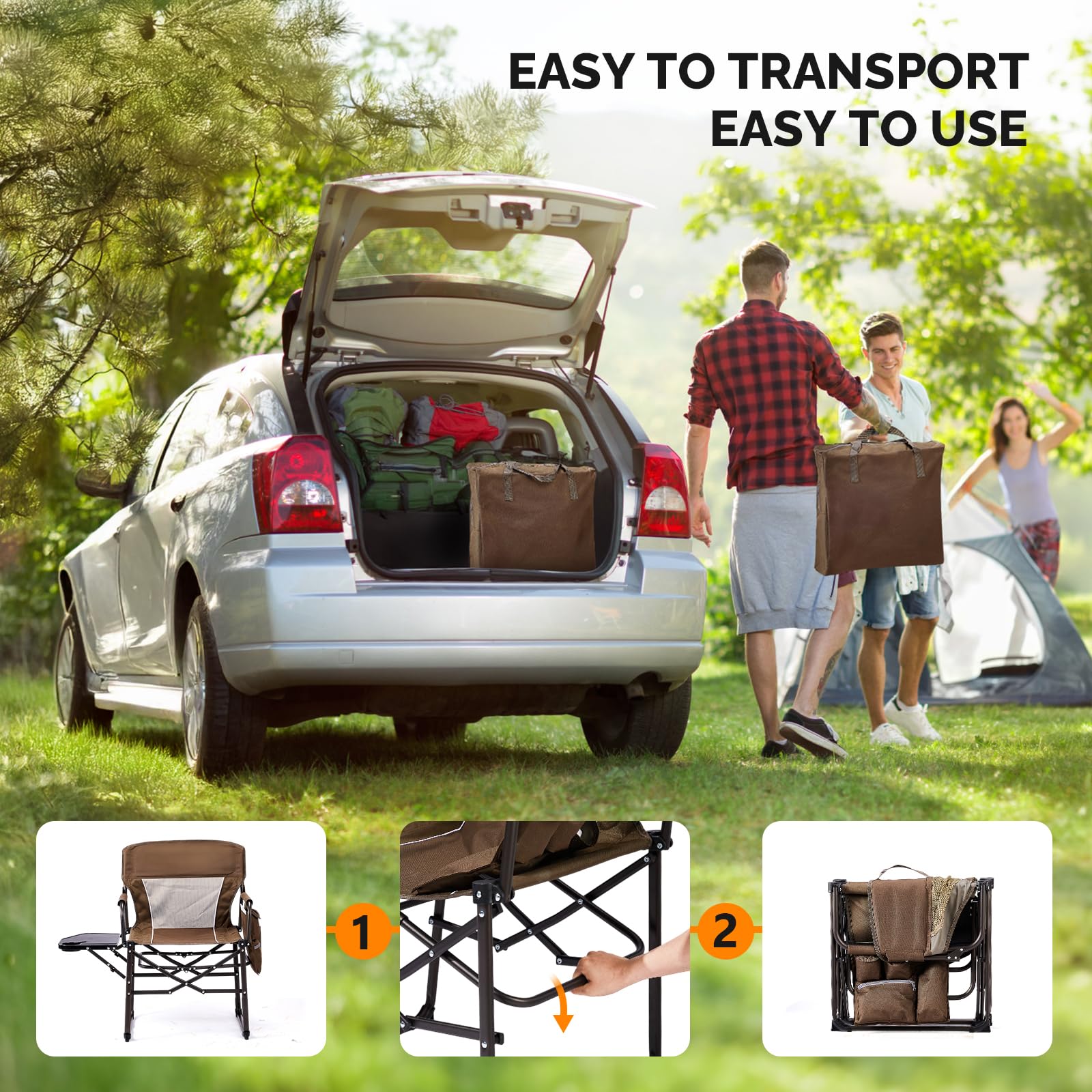 VINGLI breathable 600D Oxford fabric stays cool during use.