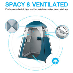VINGLI shower tent mesh floor for drainage and ventilation.