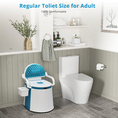 Compact, lightweight VINGLI toilet ideal for camping and RV travel.