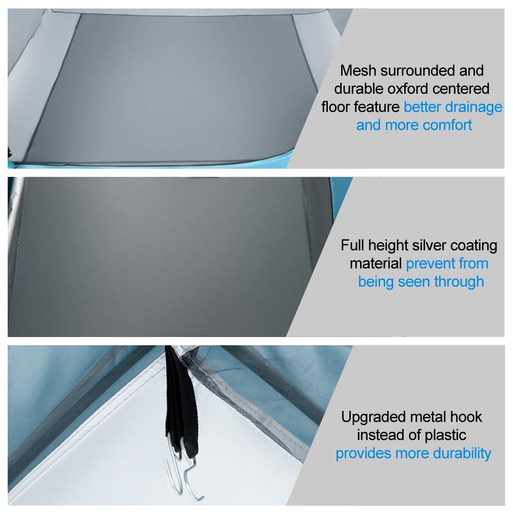 VINGLI privacy silver coating protects inside from visibility.