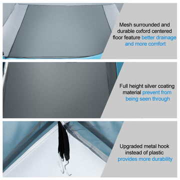 VINGLI privacy silver coating protects inside from visibility.