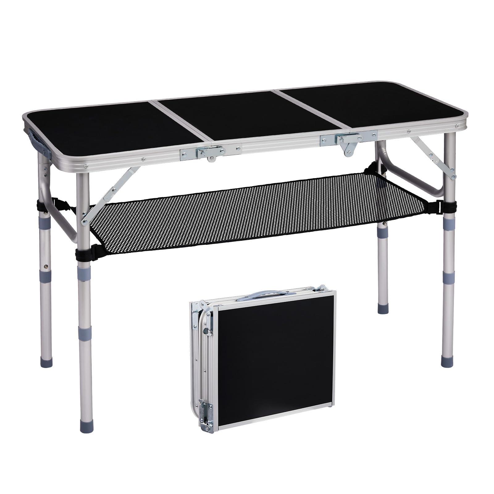 VINGLI small folding table on beach, ideal for picnics and outdoor dining