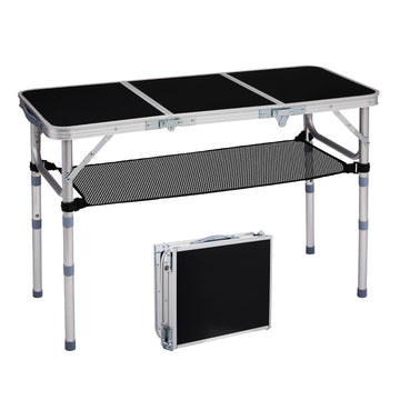 VINGLI small folding table on beach, ideal for picnics and outdoor dining