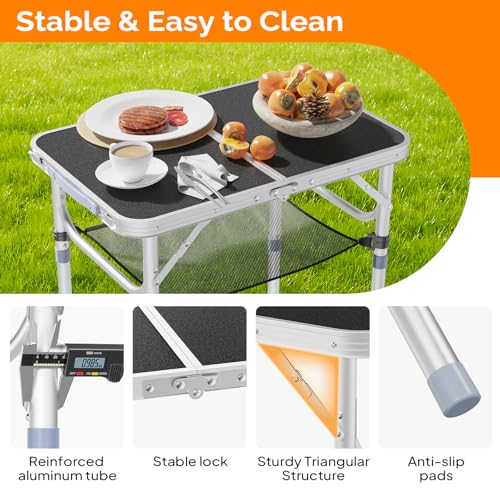 VINGLI table at beach picnic highlighting portability