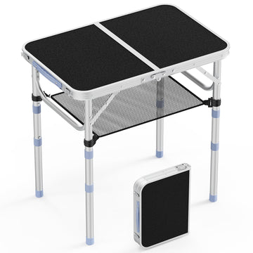VINGLI small folding table open setup for meals or work