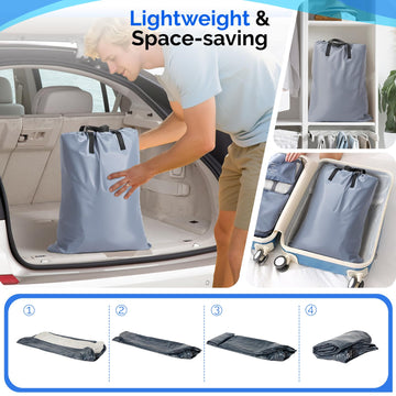 VINGLI twin air mattress non-slip bottom on floor