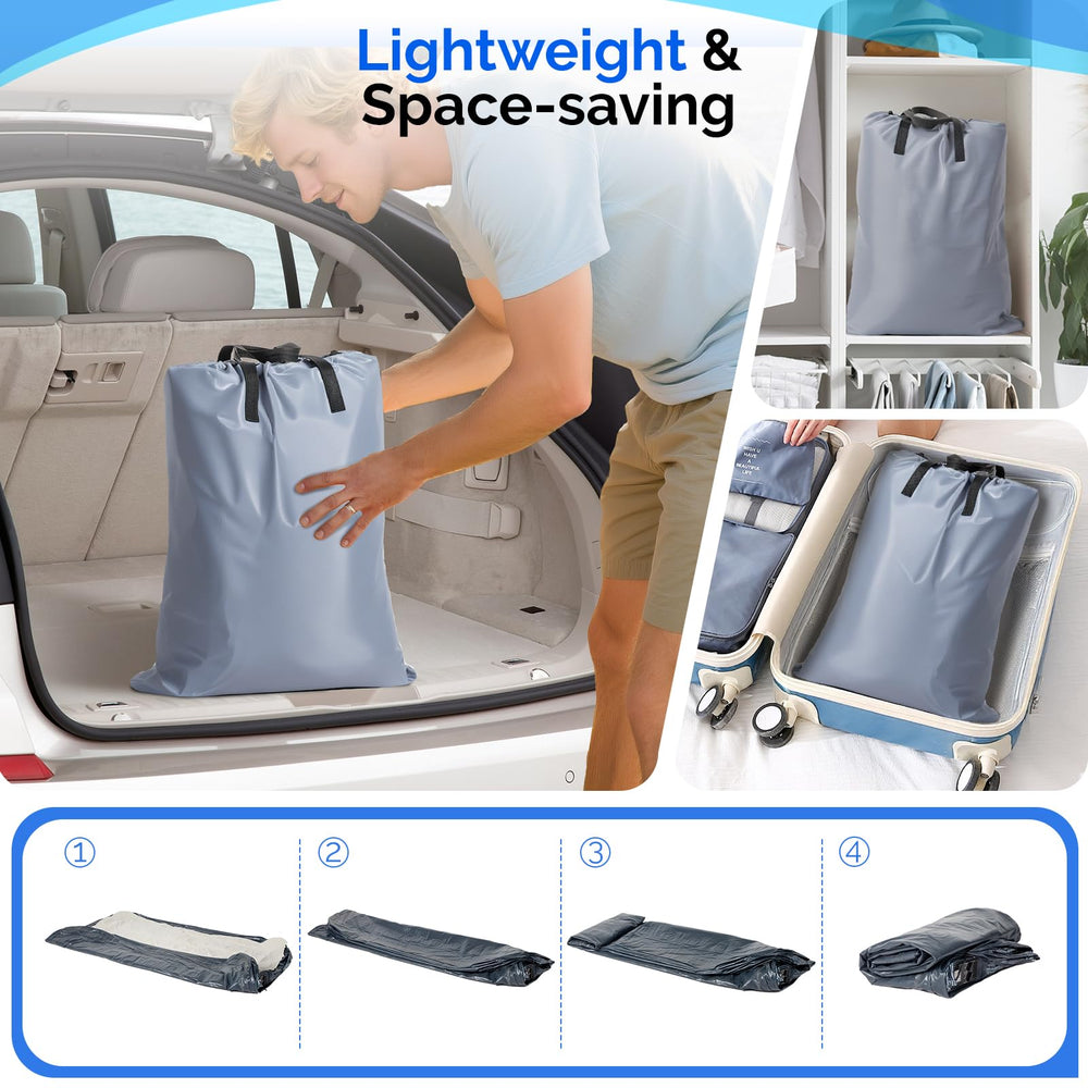 VINGLI twin air mattress non-slip bottom on floor