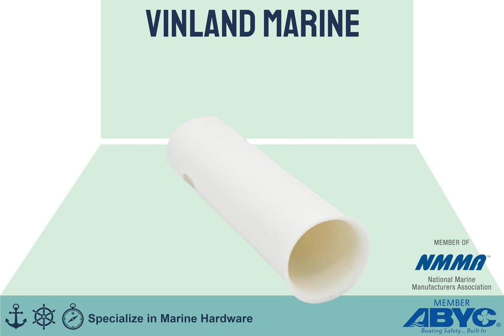 Installed inside a pontoon boat rod holder