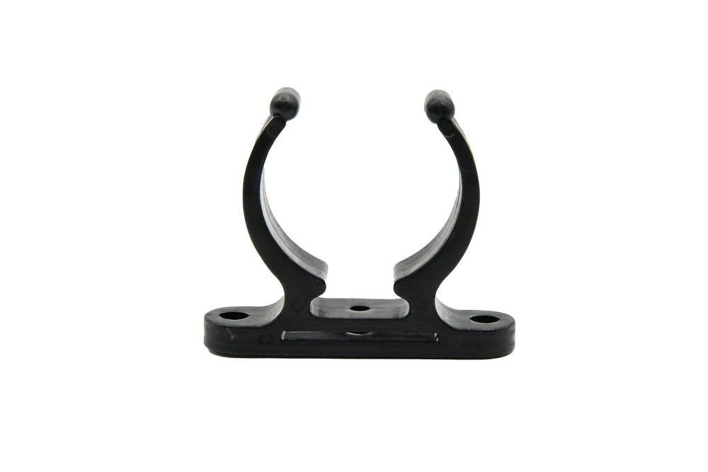 Vinland Marine clip with bimini rod holder reveals extended mounting options.