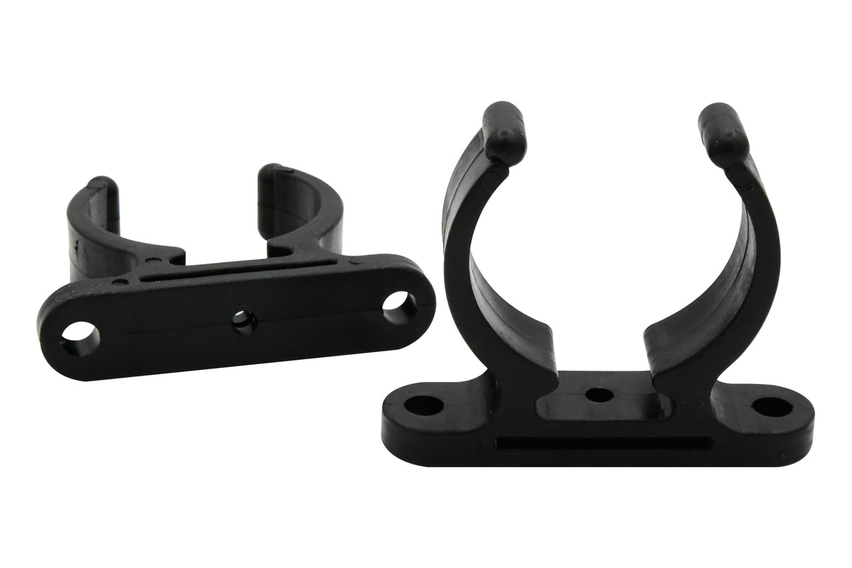 Vinland Marine boat ladder clip closeup showing durable Delrin grip.