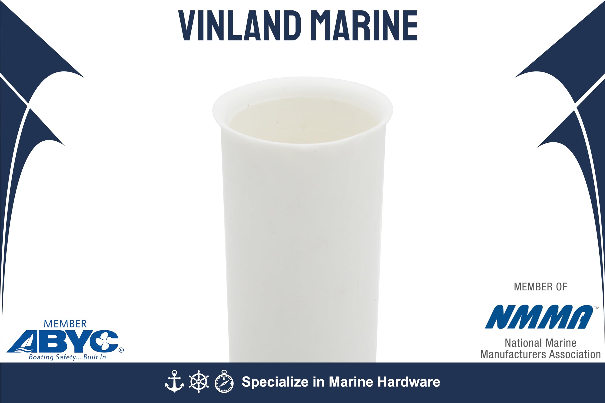 Vinland Marine insert designed for inner diameter 1-5/8 inches.