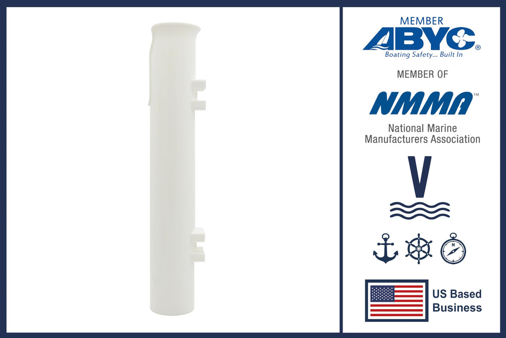 Vinland Marine dock-ready rod holder installation for tidy gear