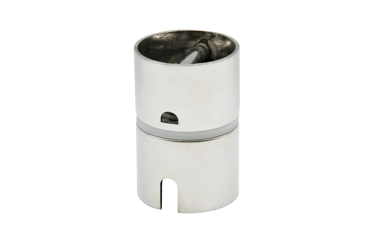 Vinland Marine drop-in swivel insert installed in a boat rod holder for smooth swiveling