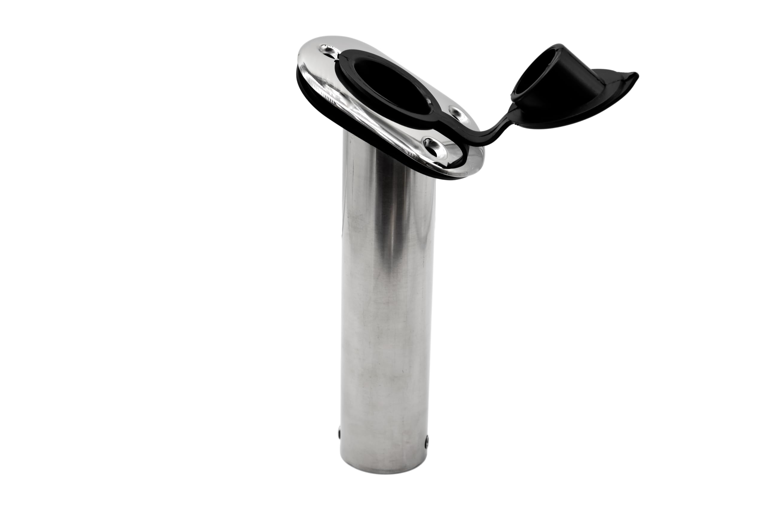 Vinland Marine flush-mount rod holder at 90-degree angle for upright rod placement.