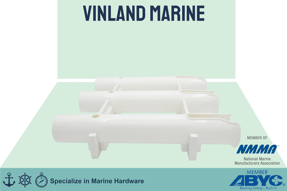 Vinland Marine golf-cart-rod-holder keeps fishing poles organized during cart trips.