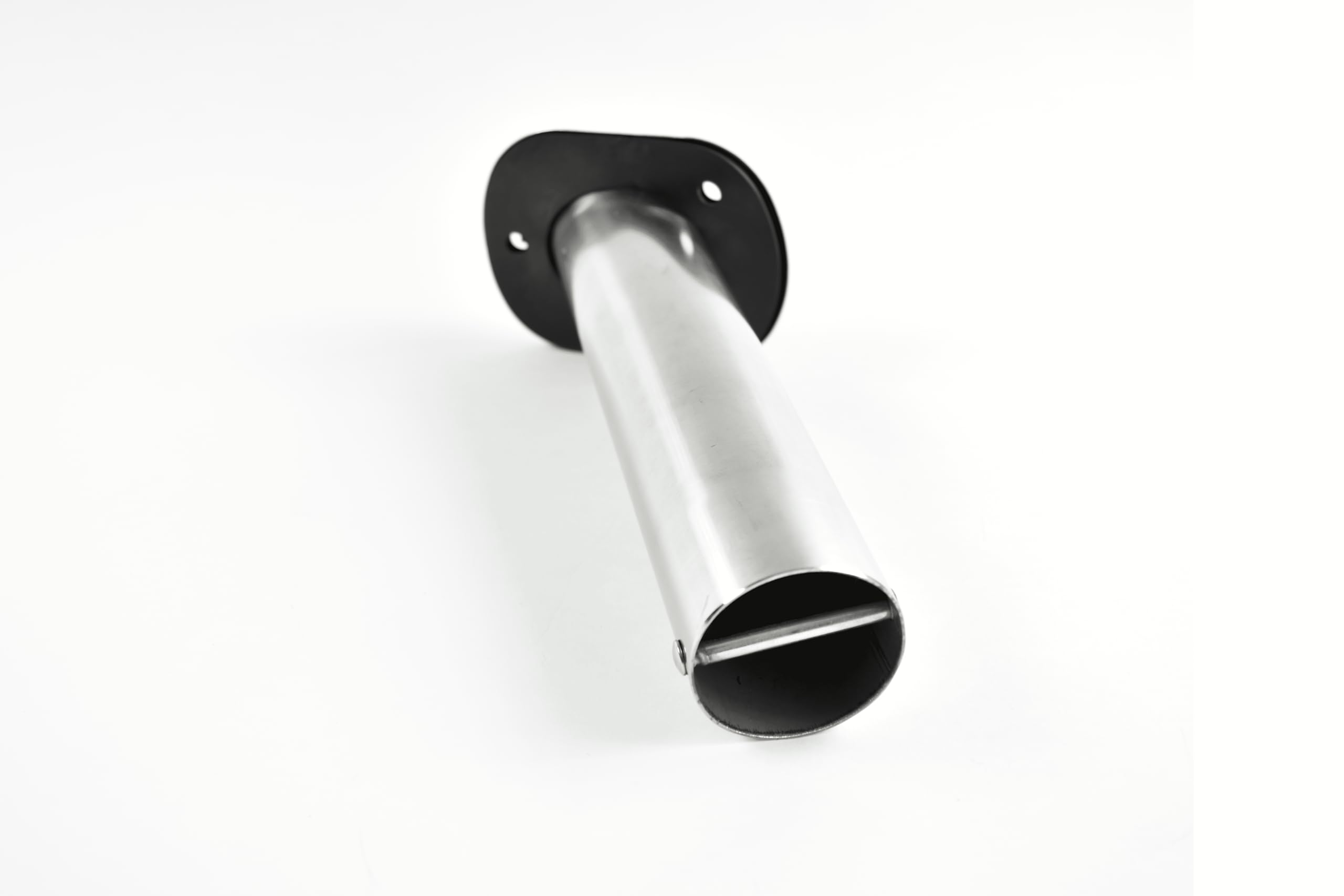 Vinland Marine gunnel rod holder secured along the boat edge for easy reach.