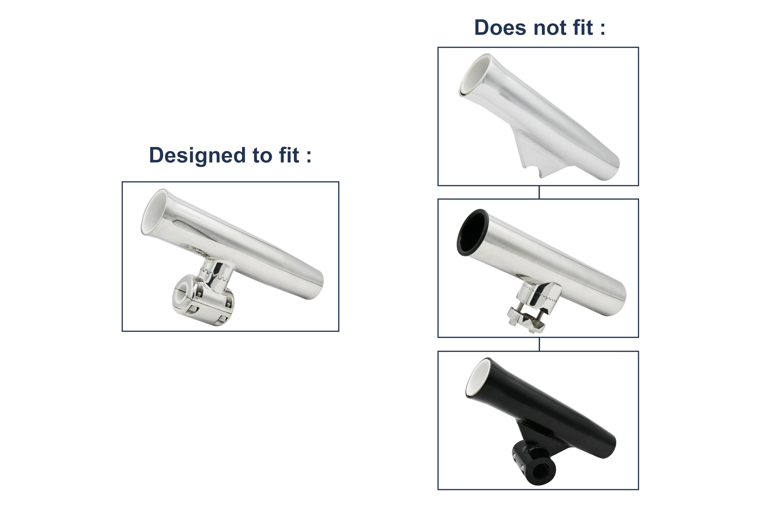 Vinland Marine insert sleeve for canoe rod holders secures lightweight gear
