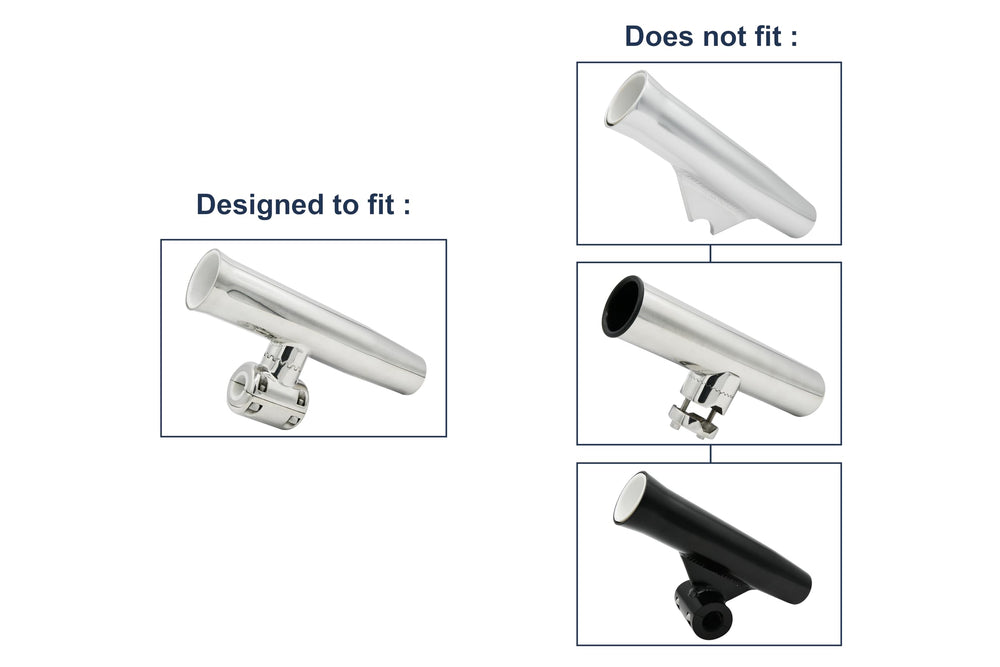 Vinland Marine insert sleeve for canoe rod holders secures lightweight gear