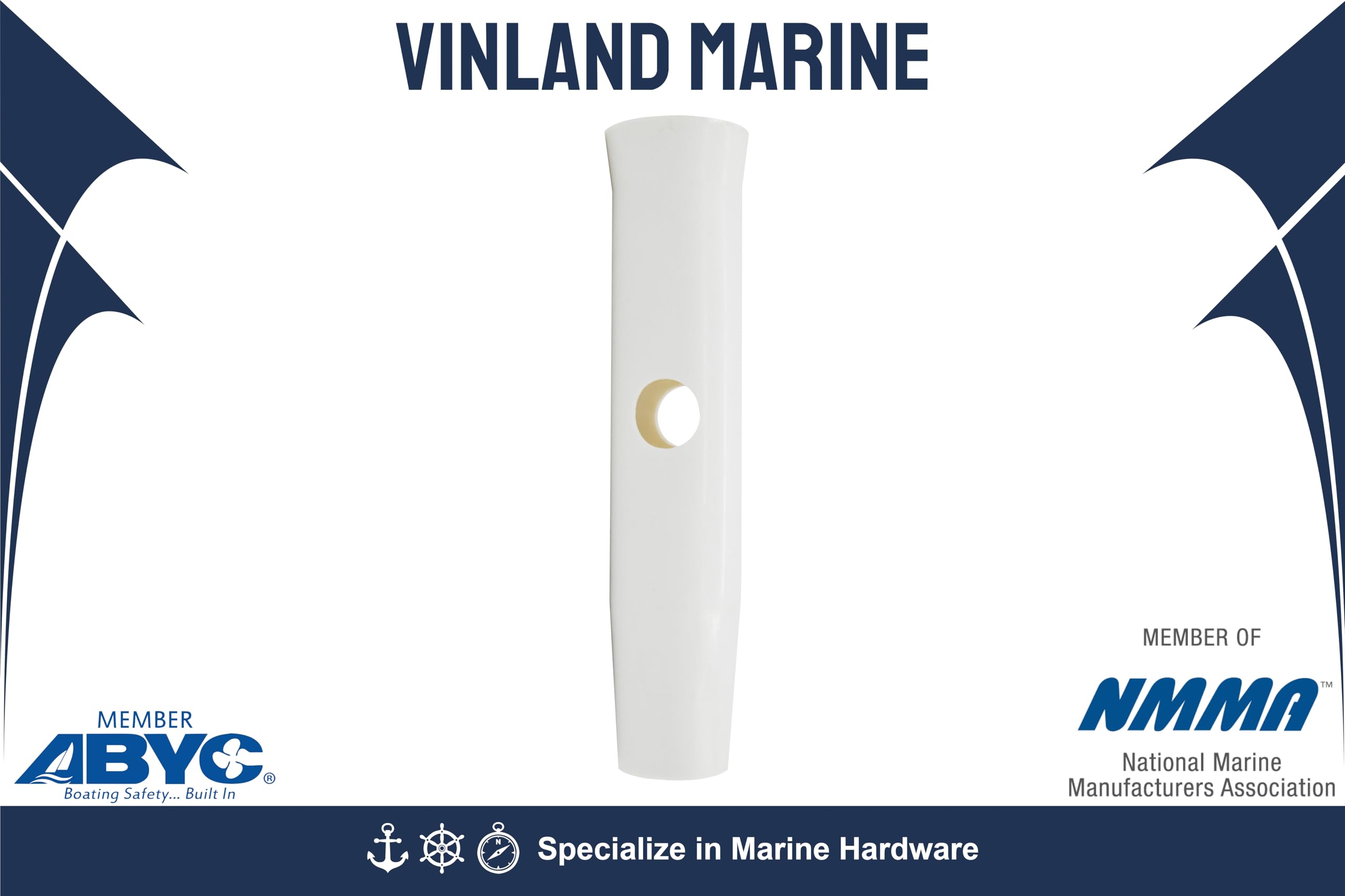 Vinland Marine insert sleeve for clamp-on rod holders keeping rods secure and organized