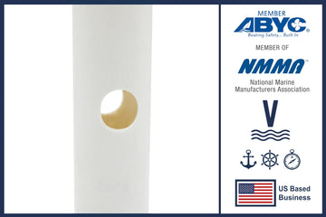 Vinland Marine sleeve protects rods in gunnel rod holders during transport