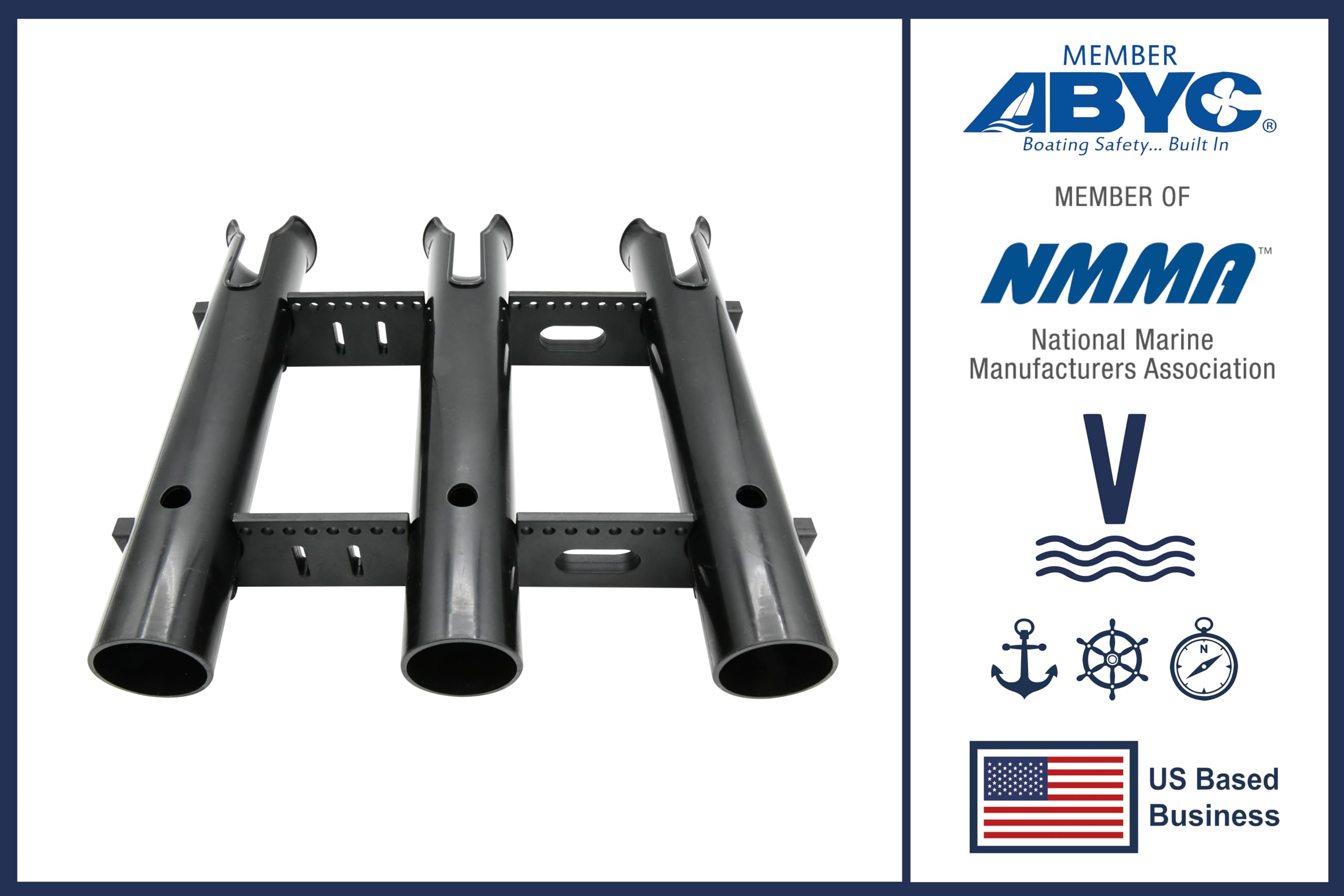 Vinland Marine kayak-rod-holder-bracket secures gear on the go.