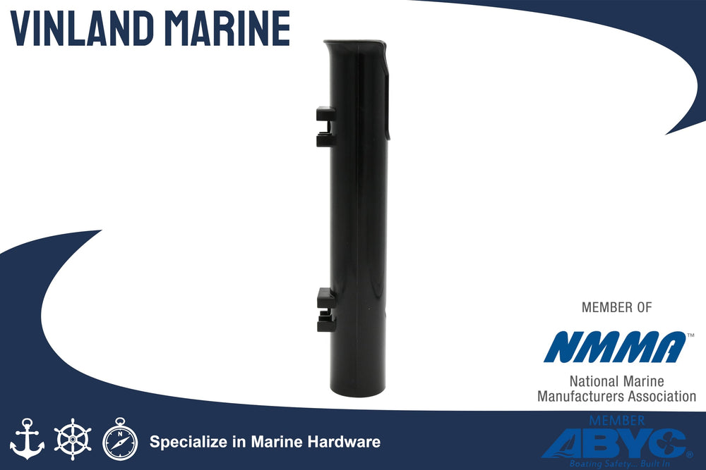 Vinland Marine milk crate rod holder keeps gear accessible and tidy.