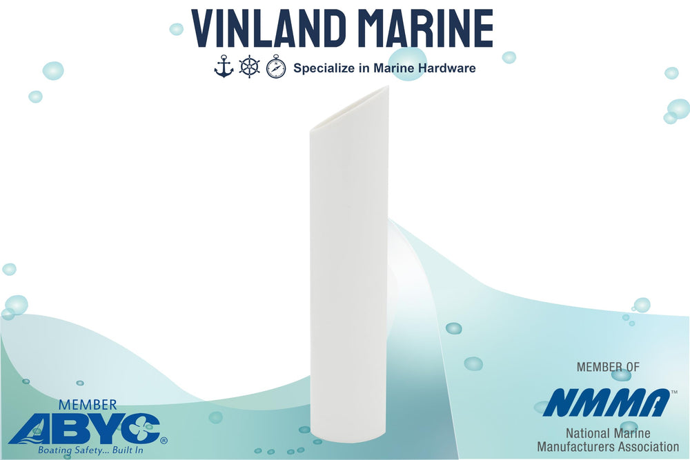 Vinland Marine rod holder inserts at 30-degree angle improve rod alignment on boats.