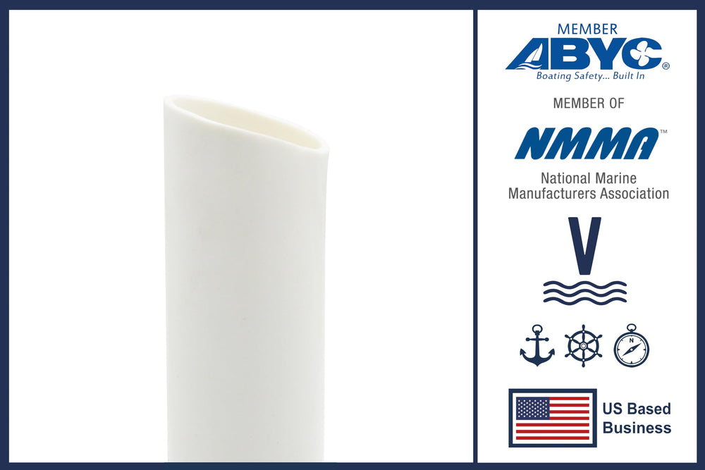 Vinland Marine 90° insert keeps rods secure in vertical holders on boats