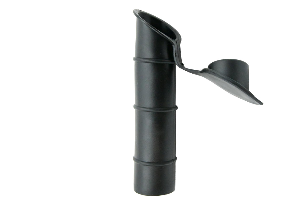 Vinland Marine rod holder liner at 30° angle for easier rod reach.