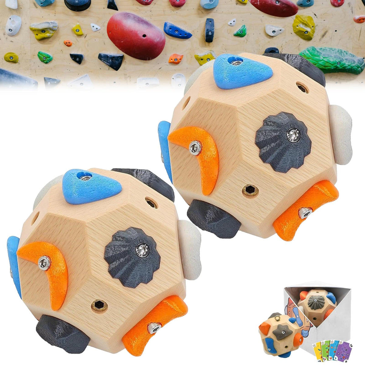 Vinowg Boulder Block with realistic texture for authentic grip training