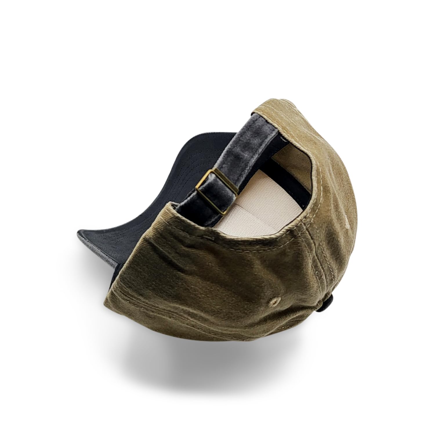 Flat lay of the Vintage Distressed USA Hat on a neutral background