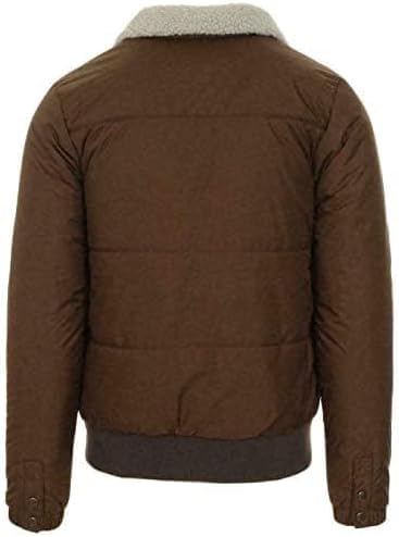 VINTEDGE by XAINAL brown puffer features side pockets for secure casual everyday wear.