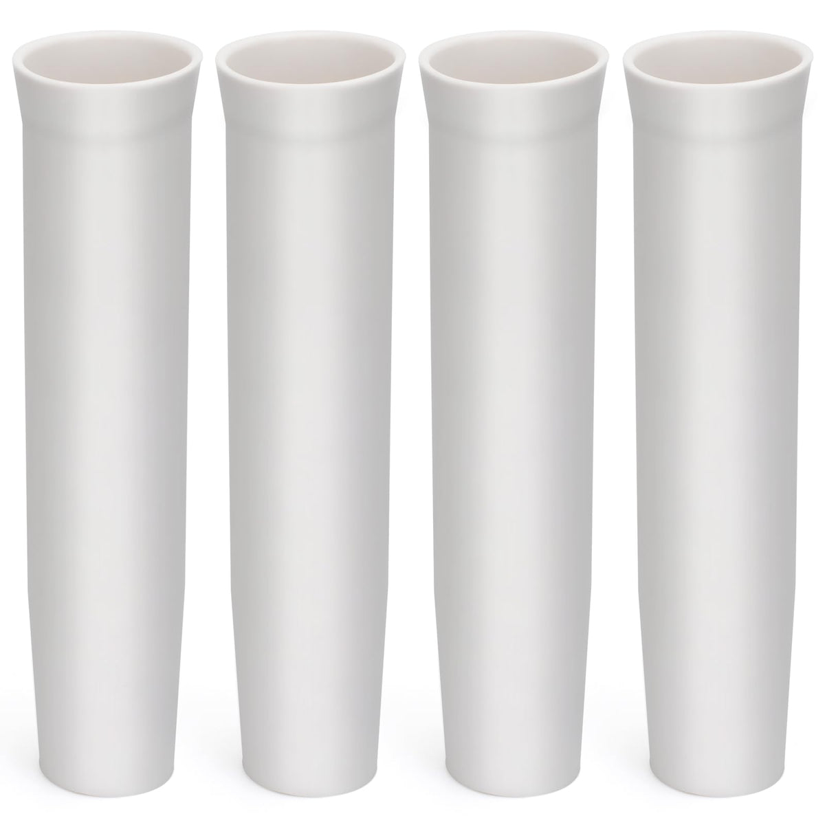 Set of four vinyl inserts for fishing rod holder (4-pack)